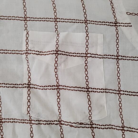 Vintage 80s Hardy-Amies Button Shirt 2XL 25x34 Plaid - Picture 9 of 15